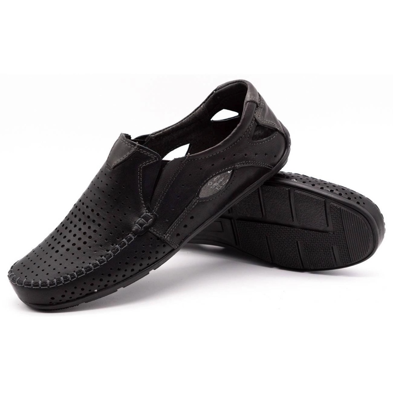 Olivier Herren -Slipper 901 für das schwarze Sommergesicht 3