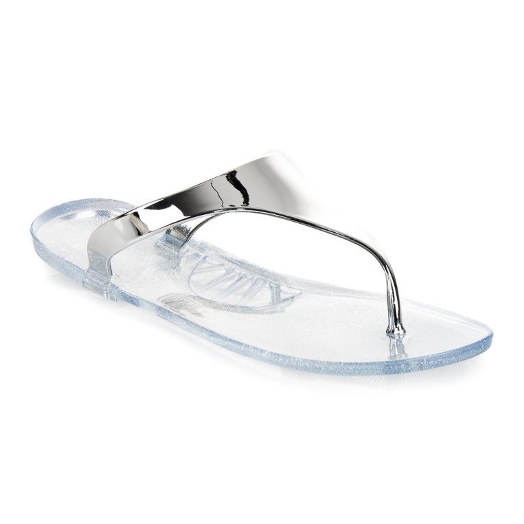 Vinceza Gummi-Flip-Flops grau 2