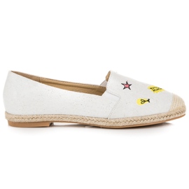Seastar Espadrilles mit Patches weiß 1