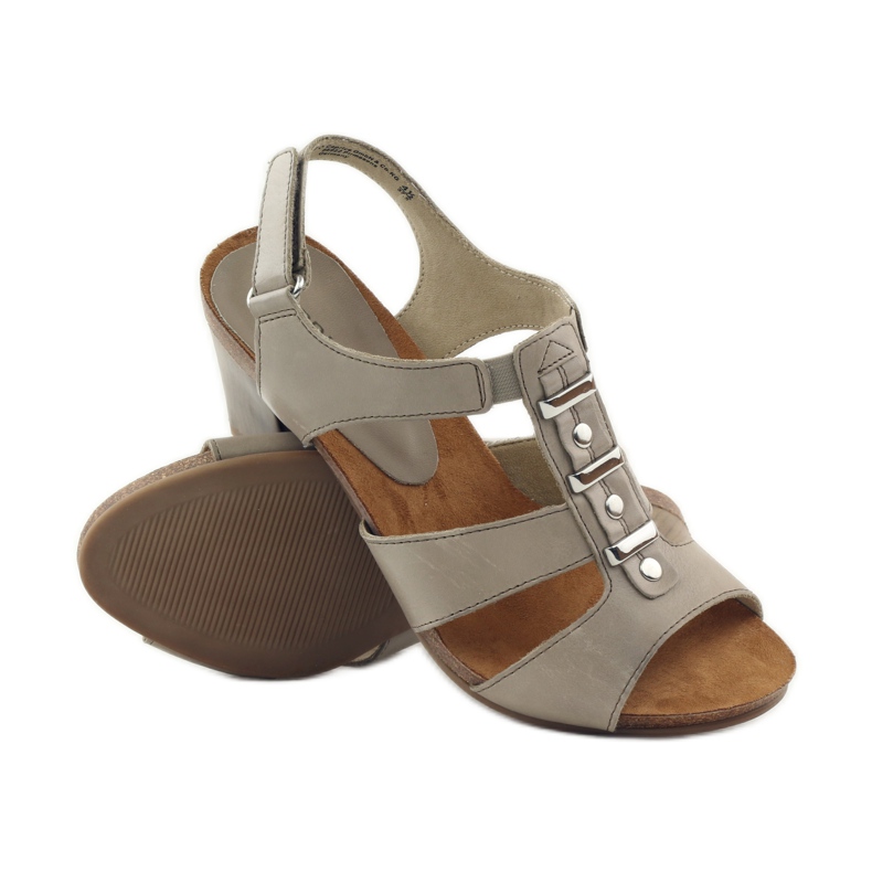 Caprice Sandalen Damenschuhe mit Klettverschluss 28309 braun mehrfarbig 3