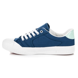 Kylie Blaue Turnschuhe 1