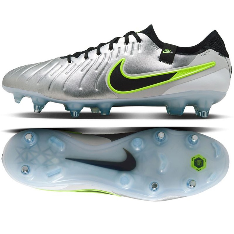 Nike Tiempo Legend 10 Elite SG-Pro AC DV4329-001 Fußballschuhe silber- 1
