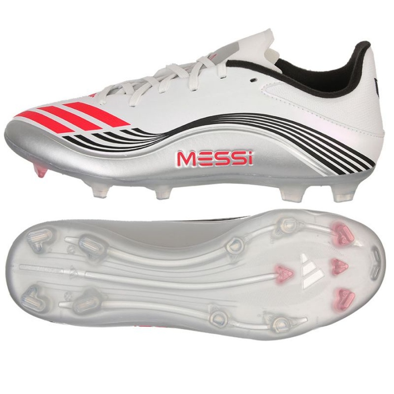 Adidas F50 Messi League FG/MG JP7446 Fußballschuhe weiß 1