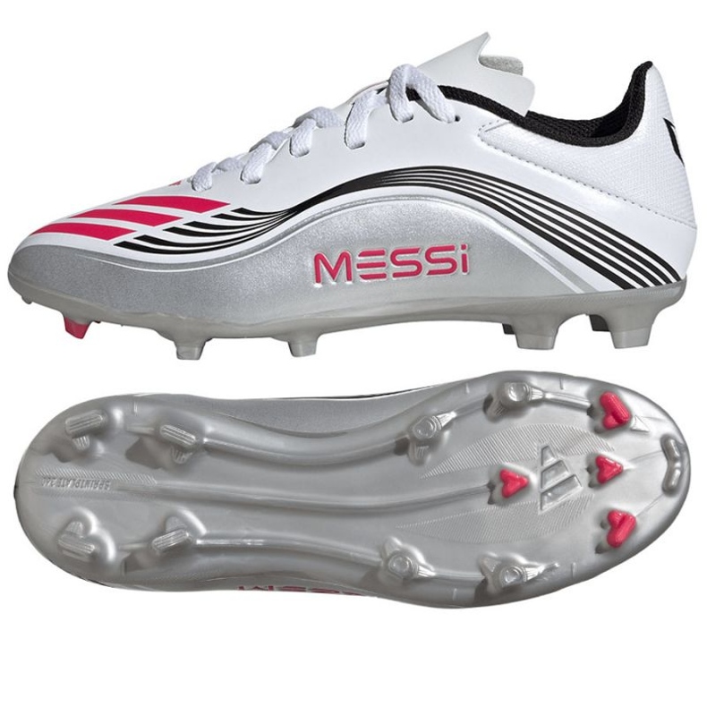 Adidas F50 Messi League FG/MG JP7454 Fußballschuhe weiß 1