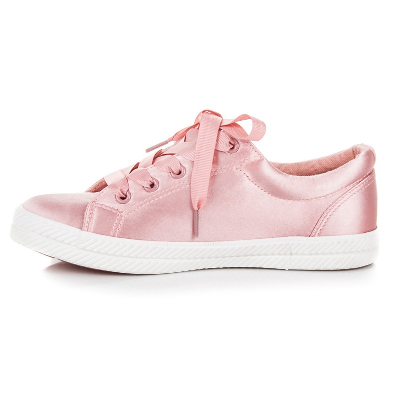 Kylie Satin-Turnschuhe rosa 1