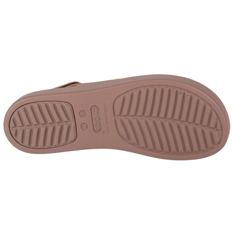 Crocs Brooklyn Low Wedge Sandalen 206453-2EL beige 4