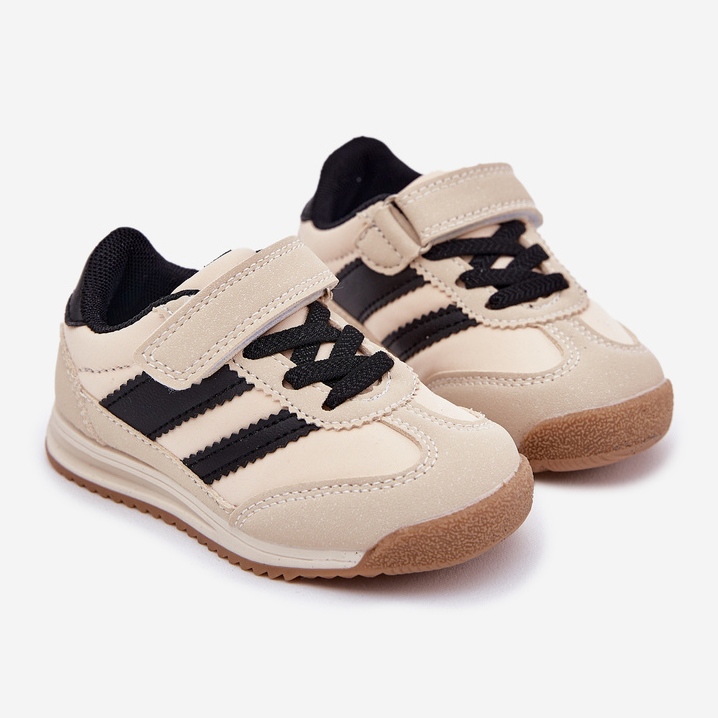 Kinder -Turnschuhe Sportschuhe mit Beige 1