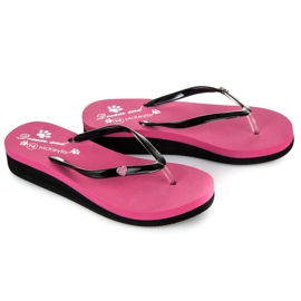 Mckeylor Rosa Keilpantoffeln 1