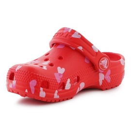 Crocs Classic Vday Clog T 209755-6zr Flip-Flops rot 7
