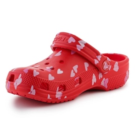 Crocs Classic Vday Clog 209754-6zr Flip-Flops rot 7