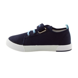 American Club Amerikanische Turnschuhe Sneakers Lederinnensohle marineblau blau 2