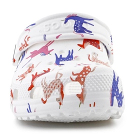 Crocs Classic Character Print Clog 209695-9CD Flip-Flops weiß 5