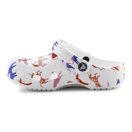 Crocs Classic Character Print Clog 209695-9CD Flip-Flops weiß 7