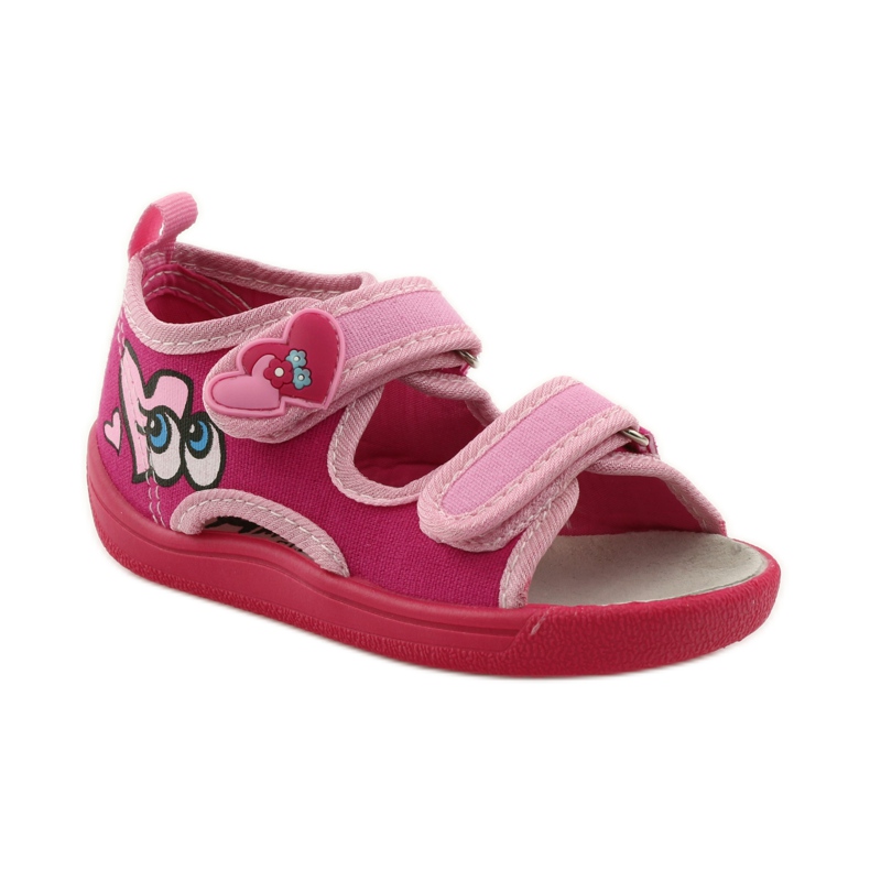 American Club Sandalen aus amerikanischem Leder mit Innensohle rosa 1