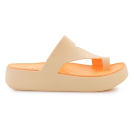 Flip-Flops Crocs Getaway Platform Toe Loop 210834-78Z orange 11