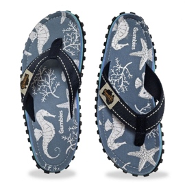 Japanische Gumbies Islander Flip-Flops Unisex Seahorse Gu-FiSl152 blau 6