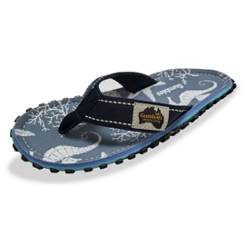 Japanische Gumbies Islander Flip-Flops Unisex Seahorse Gu-FiSl152 blau 7