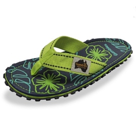 Flip-Flops Gumbies Islander Flip-Flops Lime Hibiscus Gu-FiSl148 grün 6