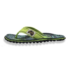 Flip-Flops Gumbies Islander Flip-Flops Lime Hibiscus Gu-FiSl148 grün 9