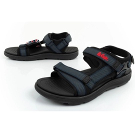 Herren Sandalen Lee Cooper LCW-25-34-3554M schwarz 13