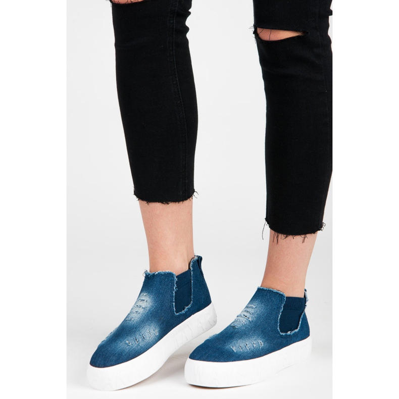 Seastar Denim rutscht über den Knöchel blau 1