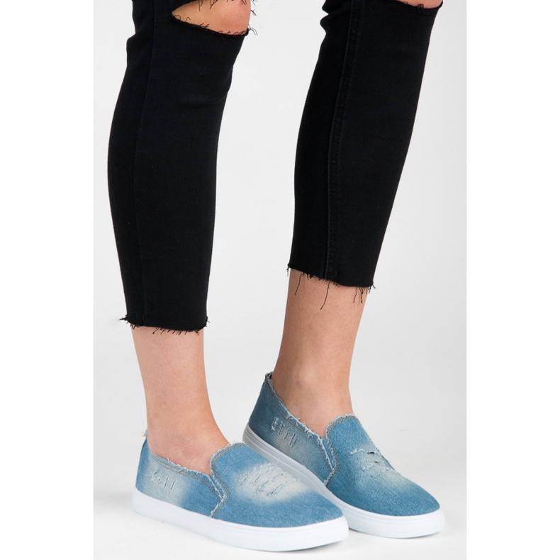 Bella Paris Jeans-Slipper blau 1