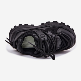 Schwarze Kinder -Turnschuhe Sportschuhe 2