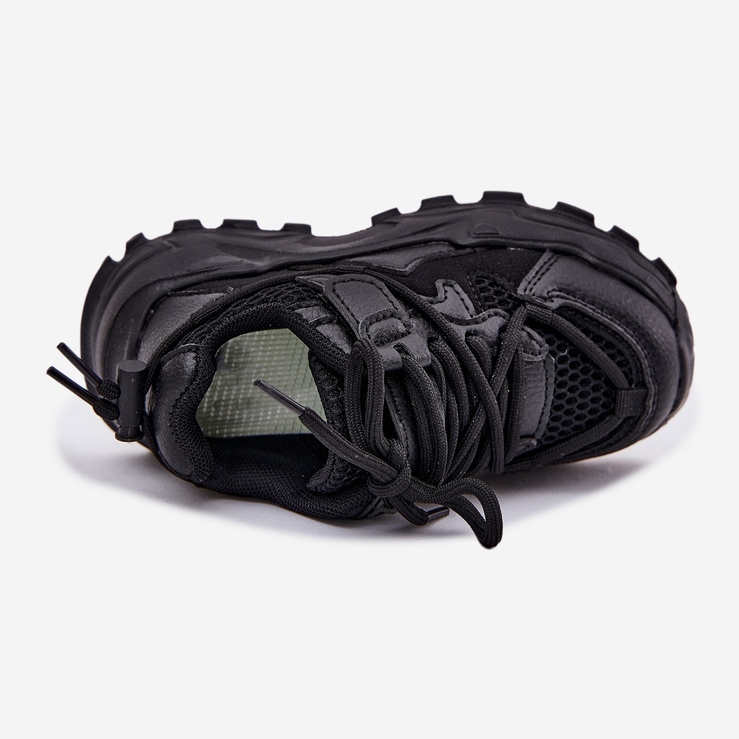 Schwarze Kinder -Turnschuhe Sportschuhe 2