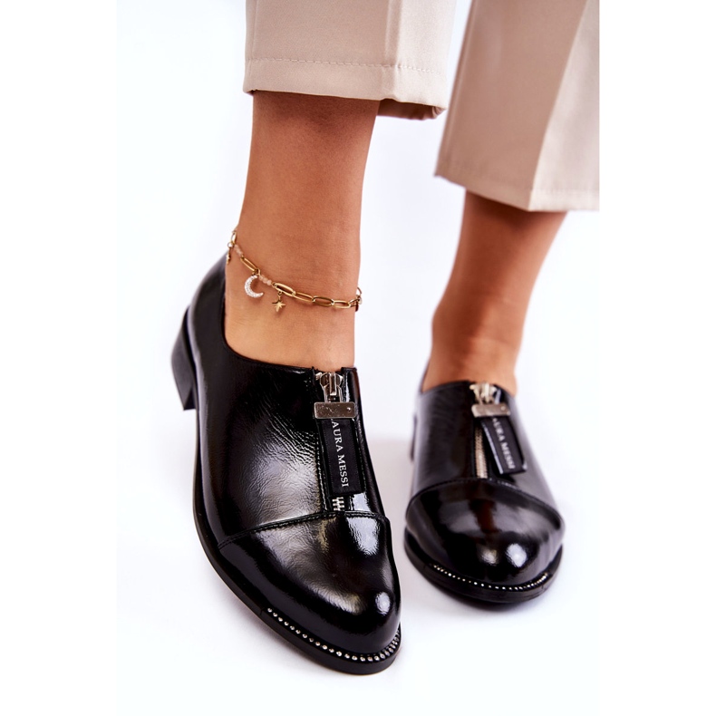 Frauenschuhe Laura Messi lackiert 2532 Schwarz 2
