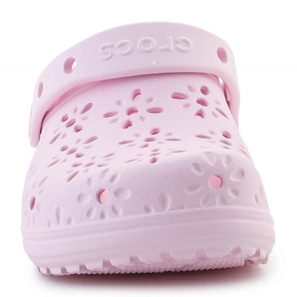 Crocs Classic Blumenausschnitt Out Clog 210927-6w rosa 2