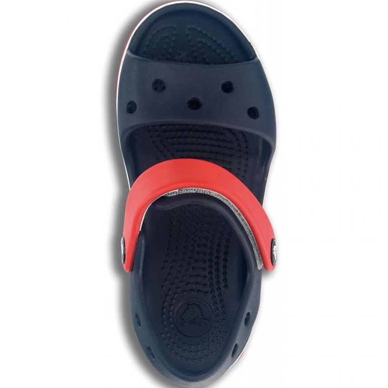 Crocs Crocband Sandale Kinder 12856 485 weiß rot blau 2