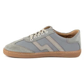 Barfuß Frauen -Lederschuhe Olivier Eliza Gray grau 2