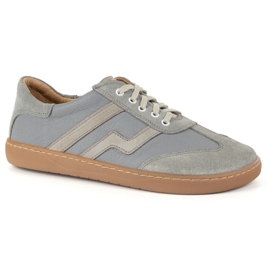 Barfuß Frauen -Lederschuhe Olivier Eliza Gray grau 3