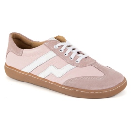Barfuß Frauen -Lederschuhe Olivier Eliza Pink rosa 3