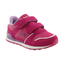 American Club Sportliche amerikanische Jogging-Lederdecksohle rosa 1