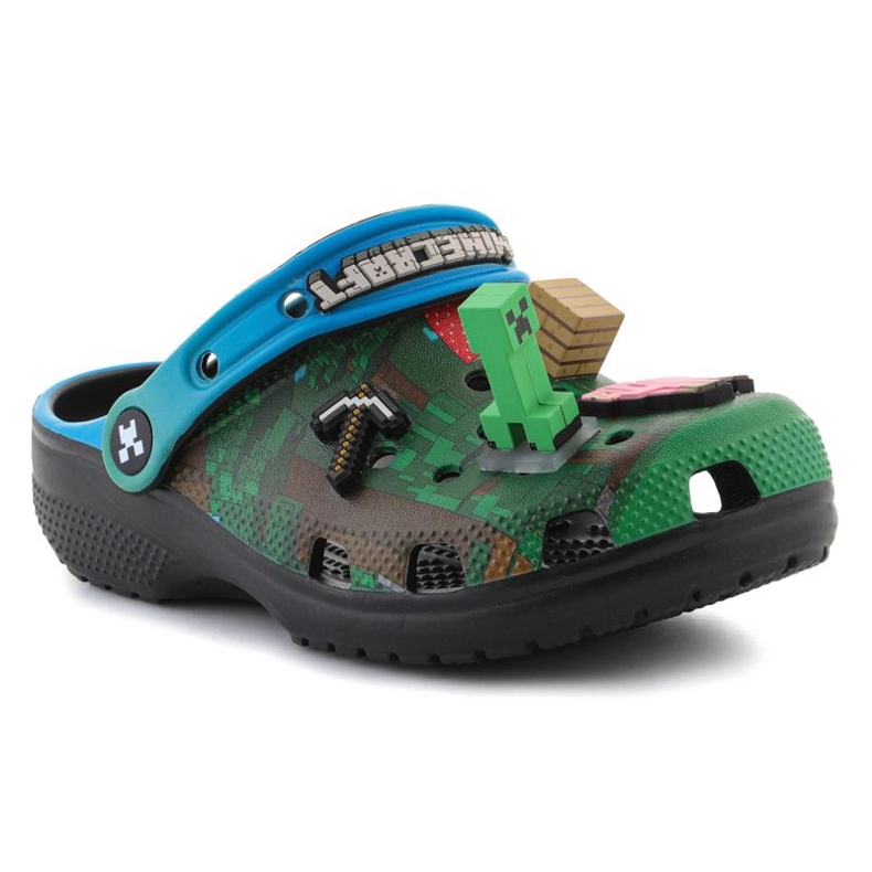 Crocs Classic Minecraft Clog Kids Multi 210830-90H Flip-Flops mehrfarbig 1