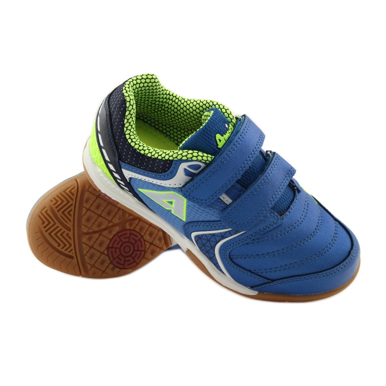 American Club ADI Sportschuhe American 170620 marineblau grün blau weiß 3