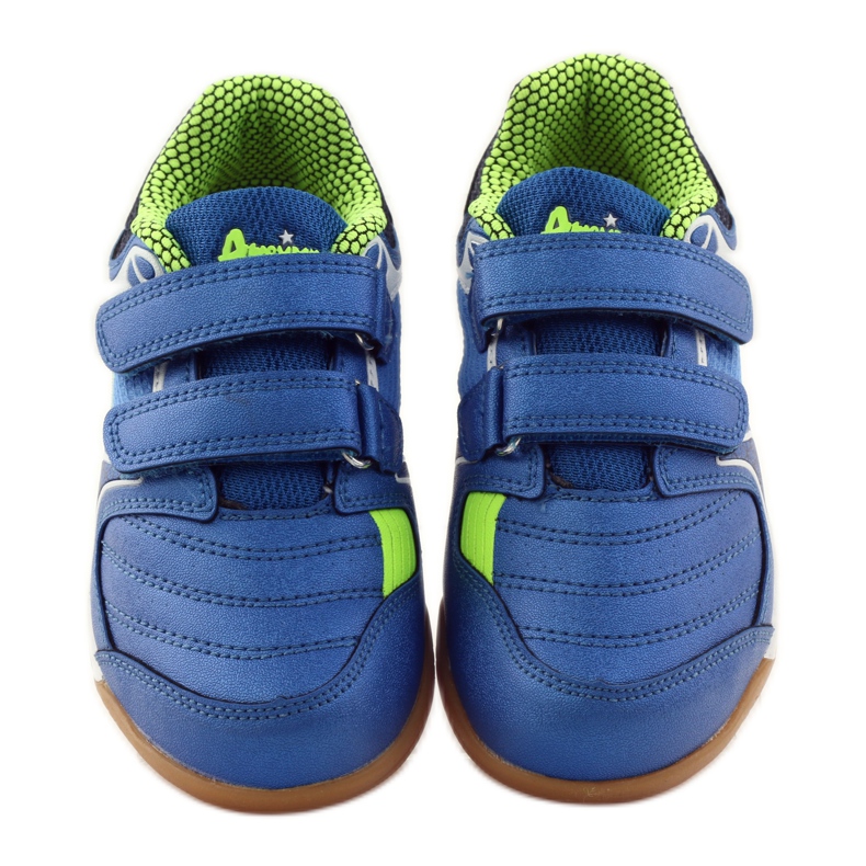 American Club ADI Sportschuhe American 170620 marineblau grün blau weiß 4