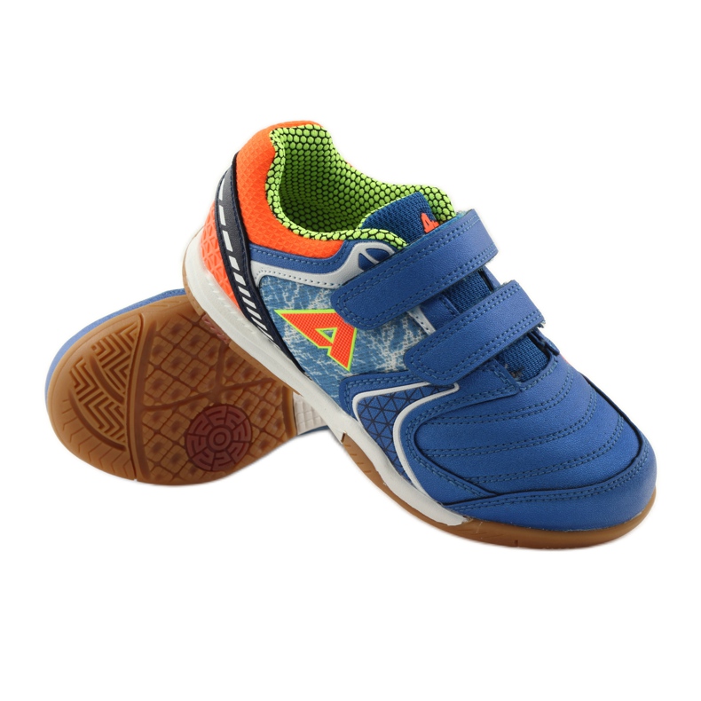 American Club ADI Sportschuhe American 170620 grün orange blau weiß 3