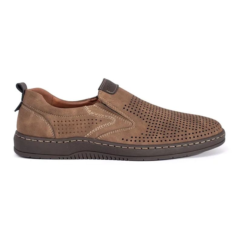 Openwork's Brown Herren -Ladungsstoffe braun 2