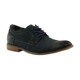 American Club Amerikanische 5418 Herrenschuhe navy blau 1