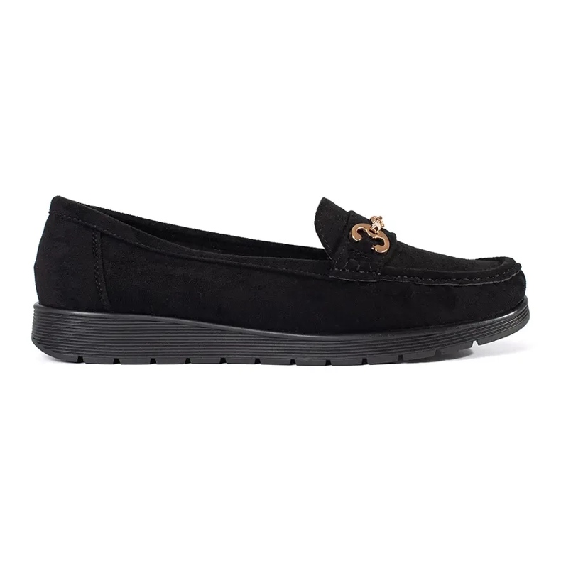 Seastar Schwarze Frauen -Wildleder -Slipper 1