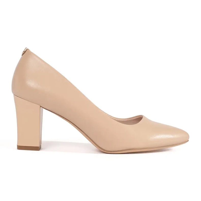 Beige Pumps Sergio Leone 1