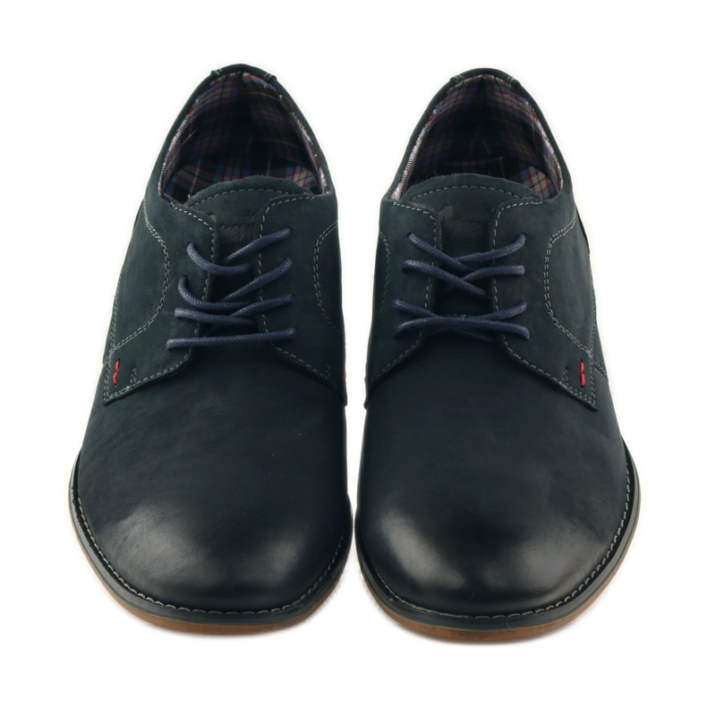 American Club Amerikanische 5418 Herrenschuhe navy blau 4