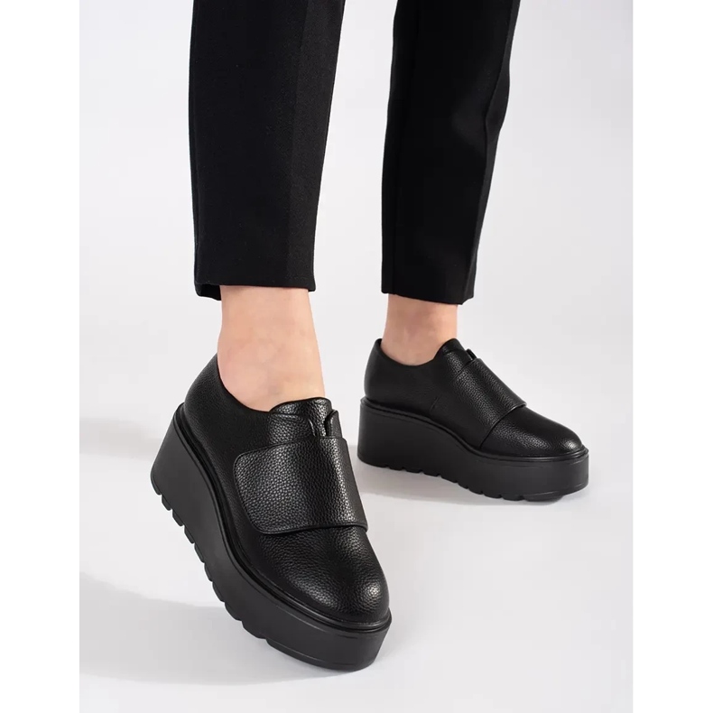 Goodin Schuhe für schwarze Keile 1