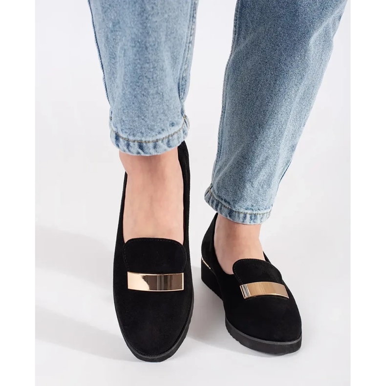 Goodin Schwarze Keilabsätze 2