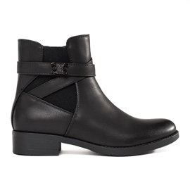 Schwarze Damenstiefel 2