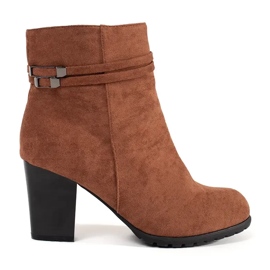 Goodin Stiefeletten aus Wildleder in Braun 1