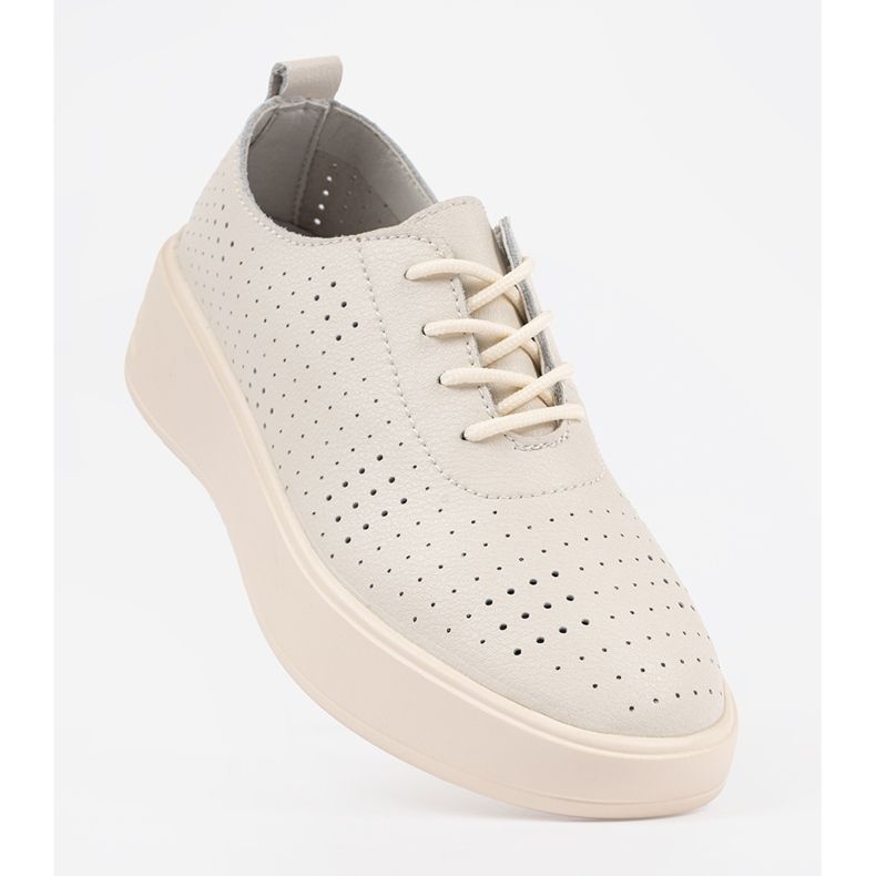 Sergio Leone Sergio Light Battle Leknea Look Schuhe beige 1