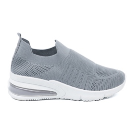 Gray -fällige Sportschuhe grau 3